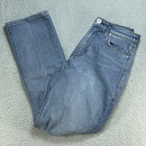 HUDSON Womens Size 26 Holly Straight Leg High Rise Distressed Jeans 26x26